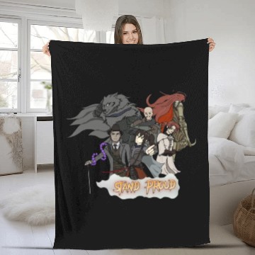 Discover Ren Creates Stand Proud Elden Ring Merch Fleece Blankets