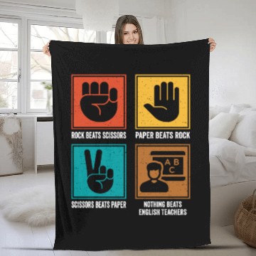 Discover Nothing Beats English Teacher Cool English Fleece Blankets