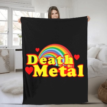 Discover Death Metal Heavy metal Fleece Blankets