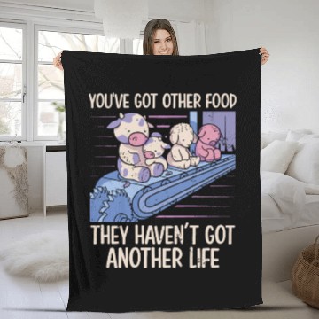 Discover You've got OthEr food Vegan Vegetable Diet Fleece Blankets