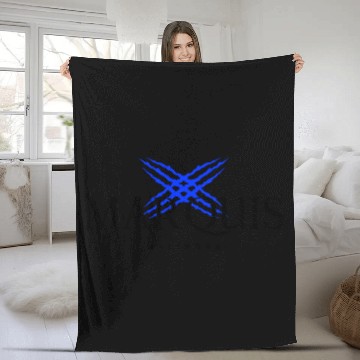 Discover MM Sapphire Scars Fleece Blankets