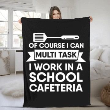 Discover Lunch Lady Fleece Blankets