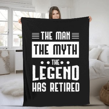 Discover Retired Legend Consultancy Fee Retirement Gift Fleece Blankets