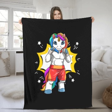 Discover Unicorn Karate Taekwondo MMA Judo Fleece Blankets