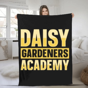 Discover Daisy Garden Gardening Gardener Fleece Blankets