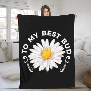 Discover Daisy Garden Gardening Gardener Fleece Blankets