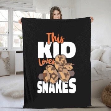 Discover Snake Serpent This Kid Loves Fleece Blankets