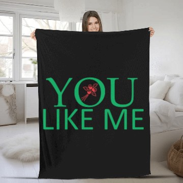 Discover LOVE YOU Fleece Blankets