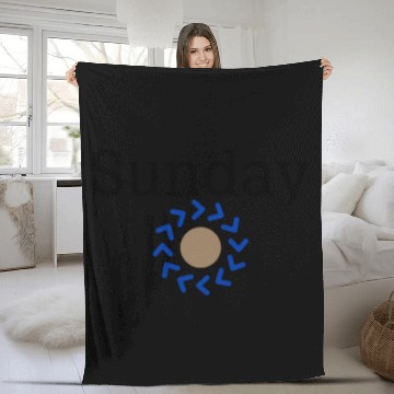 Discover Sunday Fleece Blankets