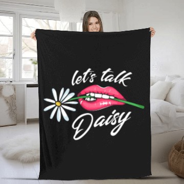 Discover Daisy Garden Gardening Gardener Fleece Blankets