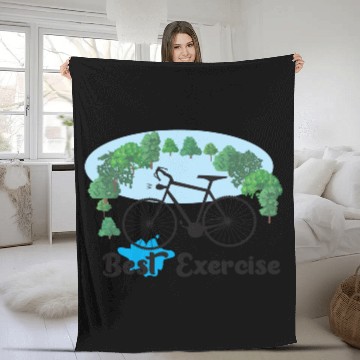 Discover cycle is best exercise Fleece Blankets