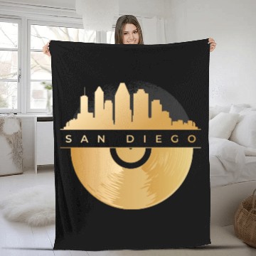 Discover San Diego travel traveling exploring San Diego tra Fleece Blankets
