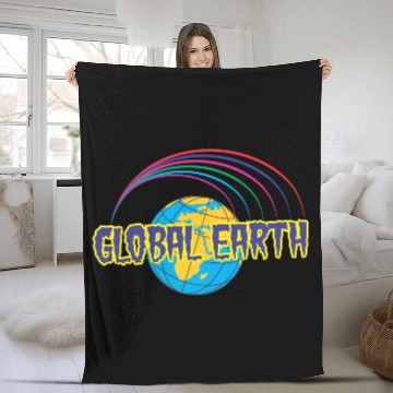 Discover earth best design Fleece Blankets