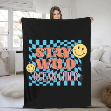Discover Retro Summer Sublimation Fleece Blankets