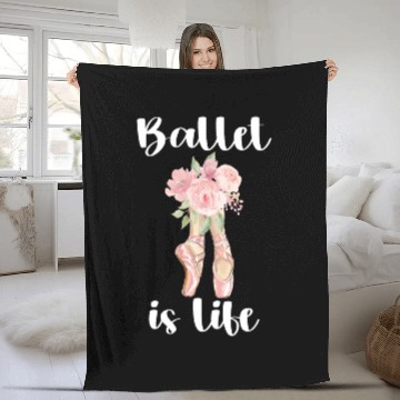 Discover Ballet Dancer Life Proud Ballerina Ballet Dance Fleece Blankets