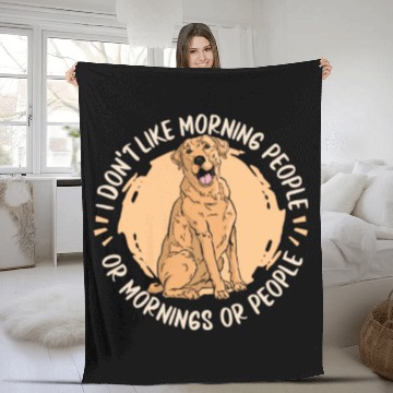 Discover Labrador Breed Dog Lover Fleece Blankets