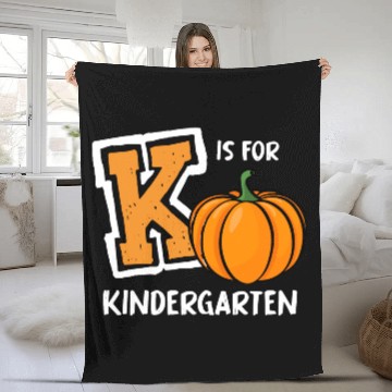 Discover K Is For Kindergarten Preschool Teacher Gifts Fleece Blankets