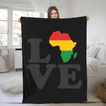 Discover Juneteenth Day 1865, Freedom Day America African Fleece Blankets
