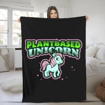Discover Plantbased Unicorn for Plant based Fleece Blankets