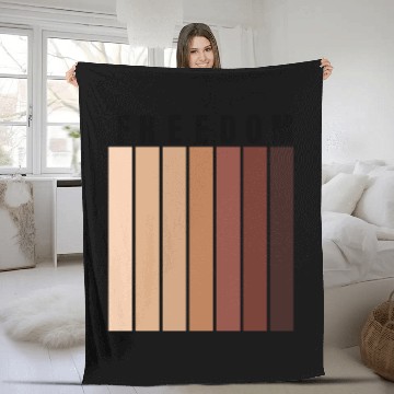 Discover juneteenth-2022 freedom Fleece Blankets