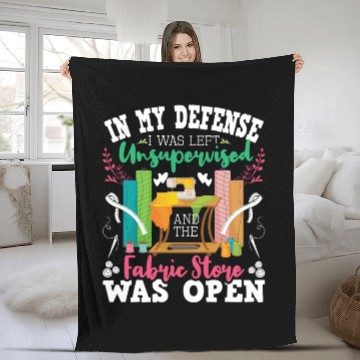 Discover Unsupervised And The Fabric Store Was Open Sewing Fleece Blankets