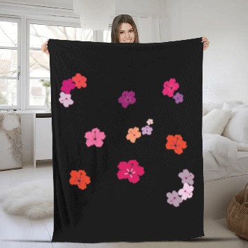 Discover hibiscus Fleece Blankets