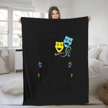 Discover Novelty There Was A Girl Who Loved Broadway Fleece Blankets