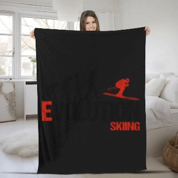 Discover Evolution of Skiing Fleece Blankets