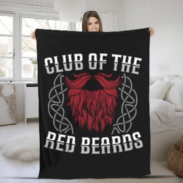 Discover Club of the Red Beards US Independence Day Fleece Blankets