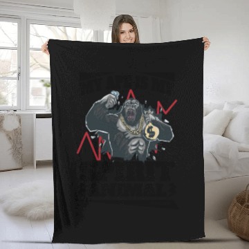 Discover My Ape Is My Spirit Animal Fleece Blankets