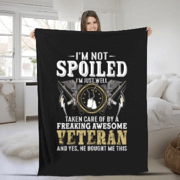 Discover Veterans day celebration. Thank you veterans Fleece Blankets