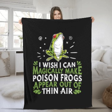 Discover Poison Frog Fleece Blankets