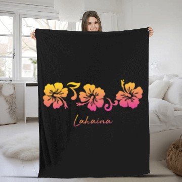 Discover Lahaina Maui Hawaii Fleece Blankets