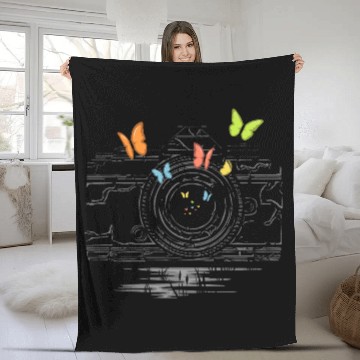 Discover Analog photography nature Fleece Blankets