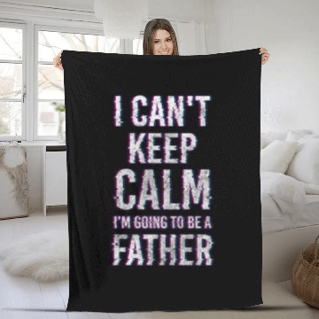 Discover Dad Mother's Day Daughter Father's Love Fleece Blankets