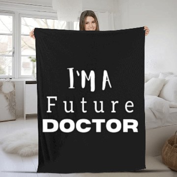 Discover I am a future doctor, medical, student beautiful. Fleece Blankets