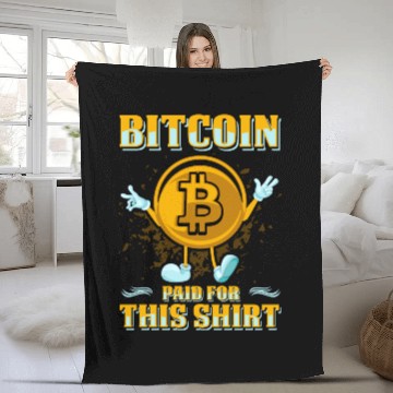 Discover Bitcoin paid for this Fleece Blankets
