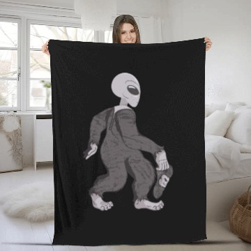 Discover Disguised Alien Fleece Blankets