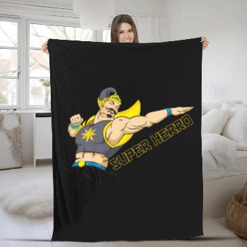 Discover gatot koco super hero Fleece Blankets