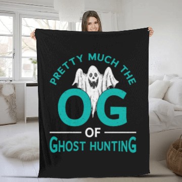 Discover Pretty Much The OG Ghost Hunting Ghost Hunter Fleece Blankets