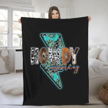 Discover Howdy Hooney Fleece Blankets