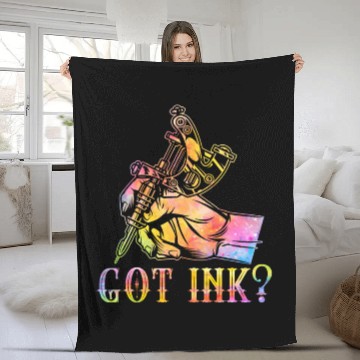 Discover Tattoo Lover Inked Tattooer Tattoo Artist Fleece Blankets