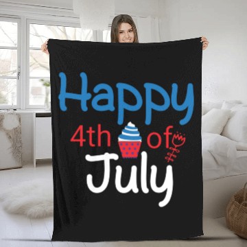 Discover 4th of July Fleece Blankets,Happy 4th 2022 Fleece Blankets,Freedom