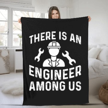 Discover Funny Engineer Fleece Blankets