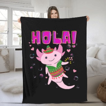 Discover Hola Cute Axolotl - 6 Fleece Blankets