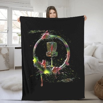Discover Disc Golf Storm Ultimate Premium Fleece Blankets