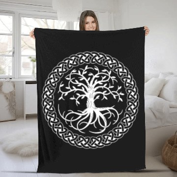 Discover Celtic Tree of Life Fleece Blankets