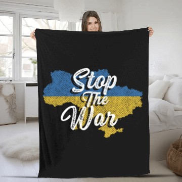 Discover Stop the War Peaceful Activist Gift Fleece Blankets