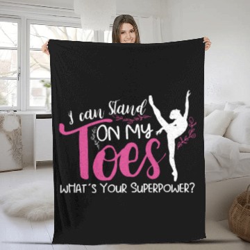 Discover Ballet Ballerina Dance Dancer Dancing Ballet Gift Fleece Blankets