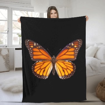 Discover Monarch Butterfly Lover Fleece Blankets Plant Milkweed